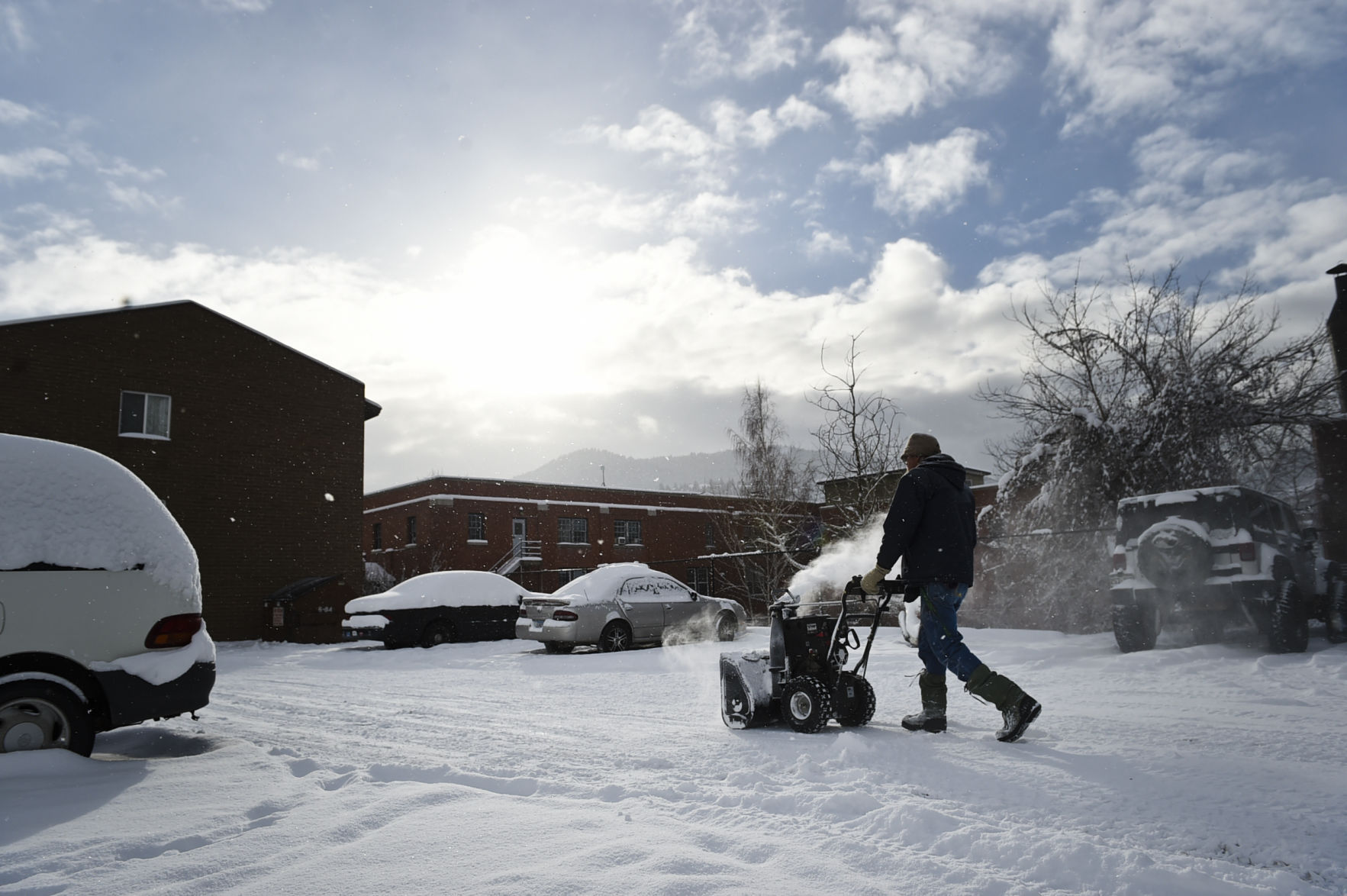 Snowblowing